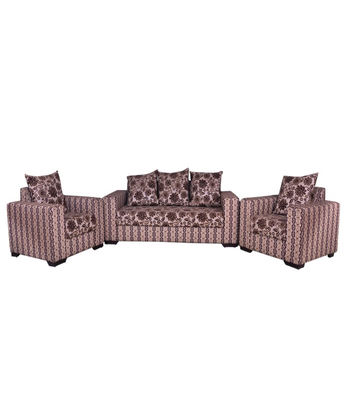 Fully Covered Printed Sofa- Set Of 3+1+1